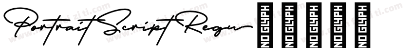 Portrait Script Regu字体转换